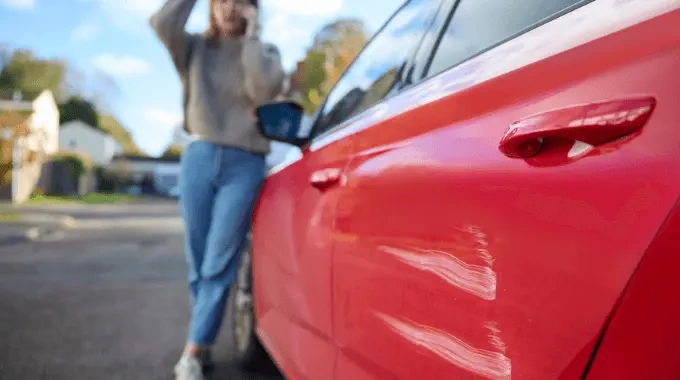 Kā rīkoties, ja tavs auto ir noskrāpēts autostāvvietā?